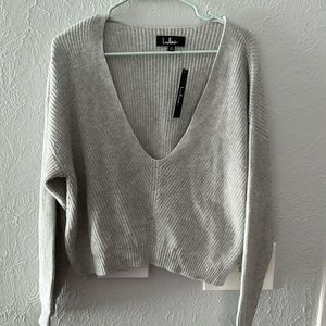 Lulus gray sweater - size small